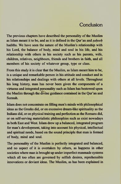 The Ideal Muslim: The True Islamic Personality of The Muslim As Defined In The Qur’An And Sunnah