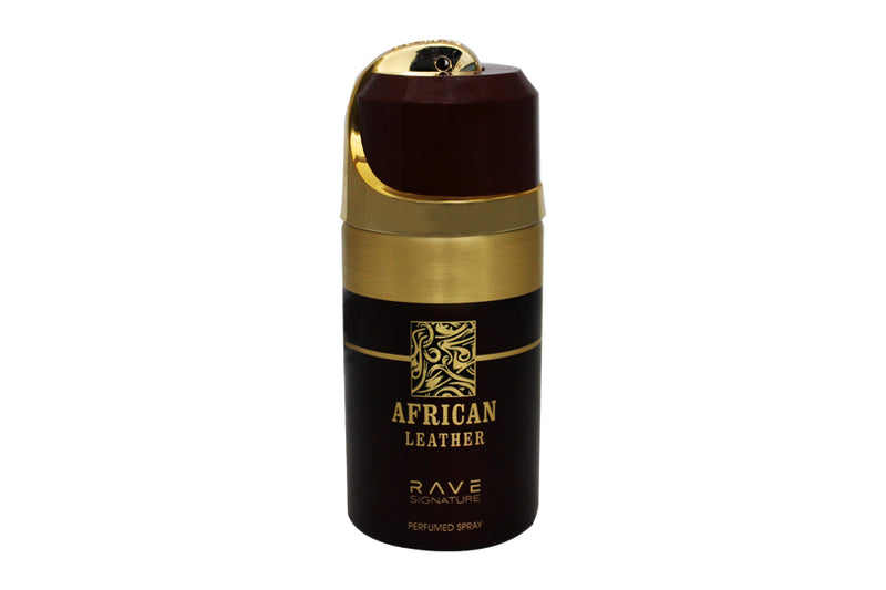 RAVE AFRICAN LEATHER BODY SPRAY 250ML - Shop Forever