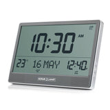 Al Fajr Wall Clock CJ-17 Grey