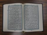 Madinah Mushaf A5 Size Hardcover [King Fahd Madinah Qur'anic Printing Complex] Blue Cover - INDOPAK SCRIPT
