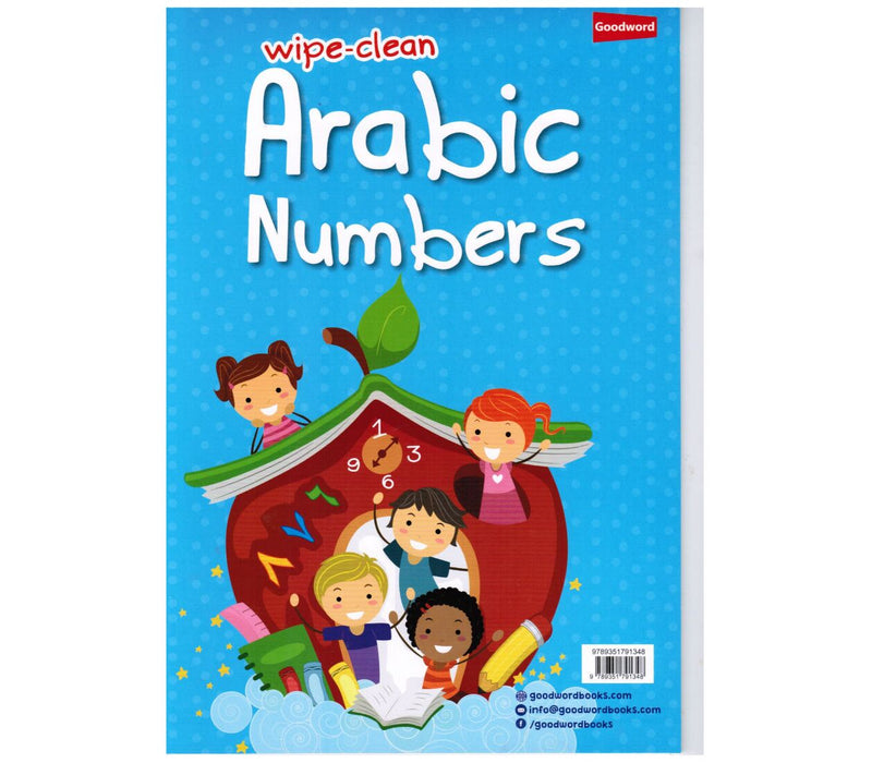 Wipe And Clean Arabic Numbers