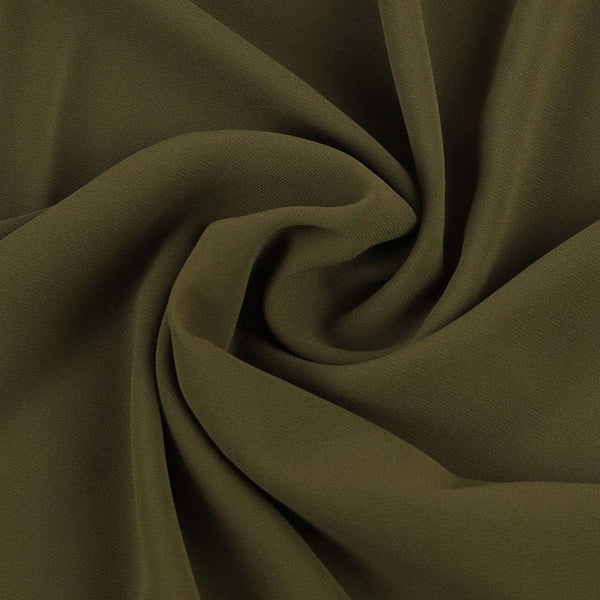 Chiffon Hijab - Olive Drab